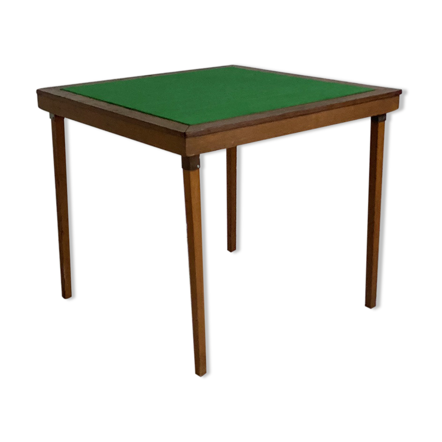 Folding bridge table