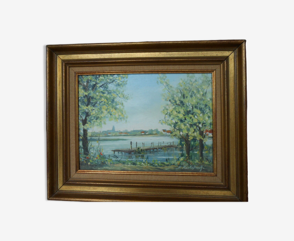 Huile sur toile signée