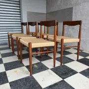 Set of 6 HW Klein chairs for Bramin