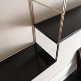 Gold and brown thong shelf