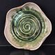 Dish in sandstone signed Pierre Lion Puisaye