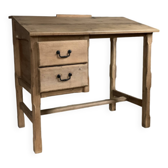 Vintage solid oak craft desk