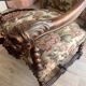 Antique armchair in Henri II style with masks