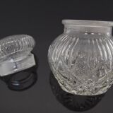 Mid-century Crystal Glass Can,1950's.