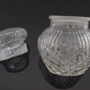 Mid-century Crystal Glass Can,1950's.