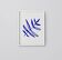 Impression giclée botanique bleue, 50x70