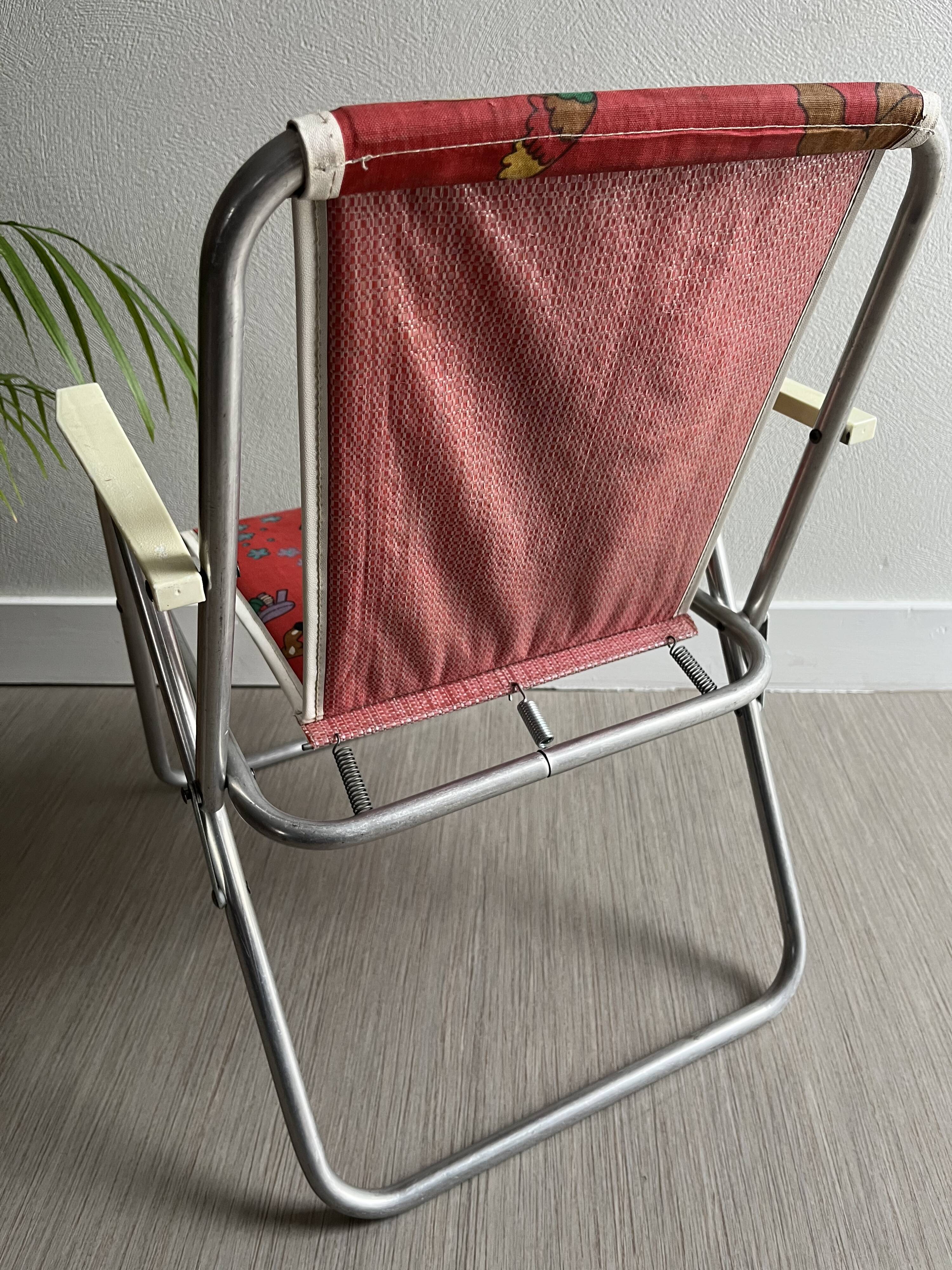 Vintage children's camping chair