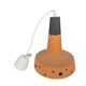 Vintage pendant lamp - ceramic - Fat Lava - pull switch - West Germany - 70