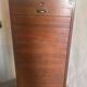 Vintage wooden curtain binder cabinet 1950-1960