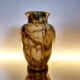 Vase in opaline glaze Art Deco Scailmont Glassworks Henri Heemskerk Belgium