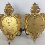 Bronze mirror appliques