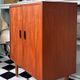 Mid-Century 1960’s Danish Teak Vinyl Record Cabinet