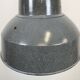 Large Grey Enamel Industrial Factory Lamp from Elektrosvit, 1960s
