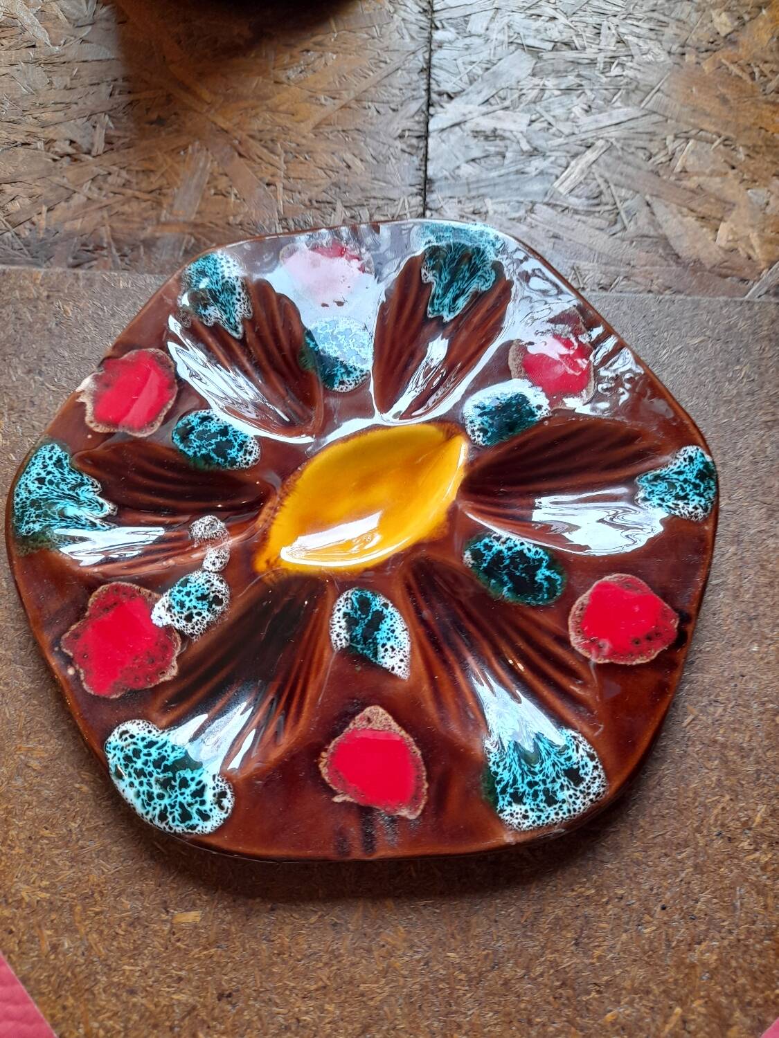 Vallauris oyster plate