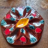 Vallauris oyster plate