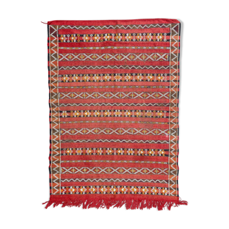 Carpet Kilim Berbere Moroccan handwoven 118x165 cm