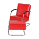 Red Mucke Melder Armchair - 1930s Czechia