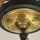 Antique bronze chandelier, Empire style, late 19th century.