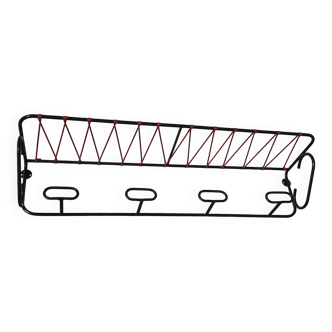 Vintage scoubidou coat rack