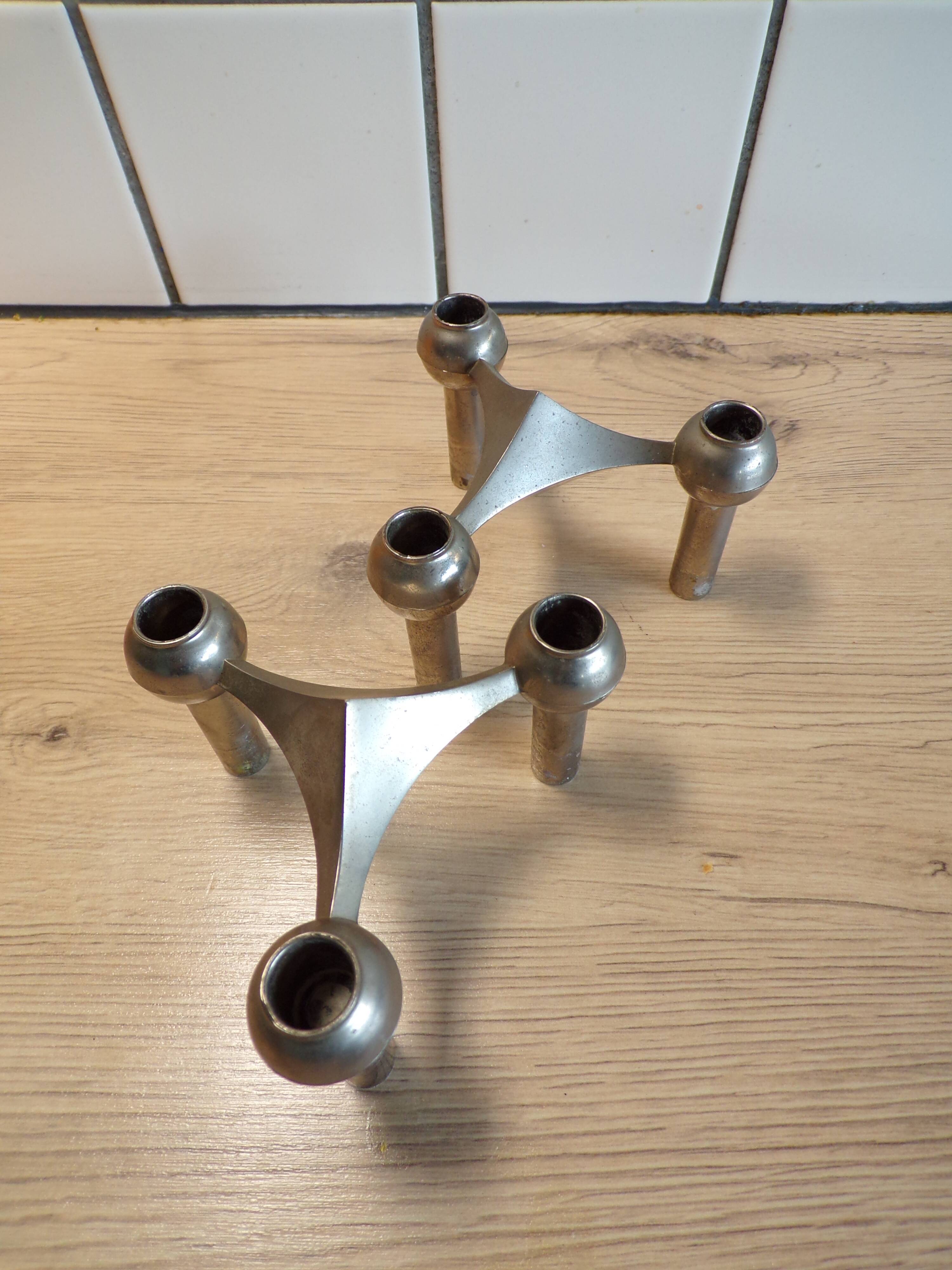 2 Nagel Bmf modular candle holders