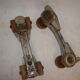 Patins à roulettes métal de 1960