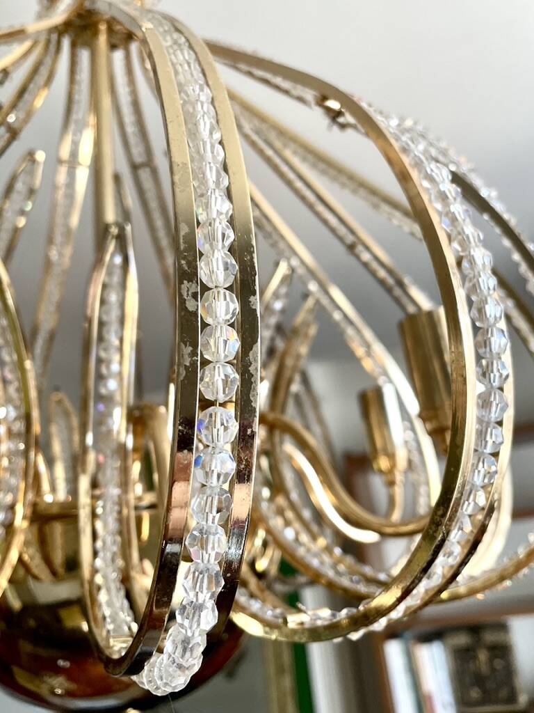 Italian crystal lustre, 1990