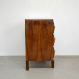 Art Deco chest of drawers in walnut veneer, circa 1930