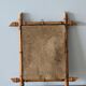 Miroir vintage bambou