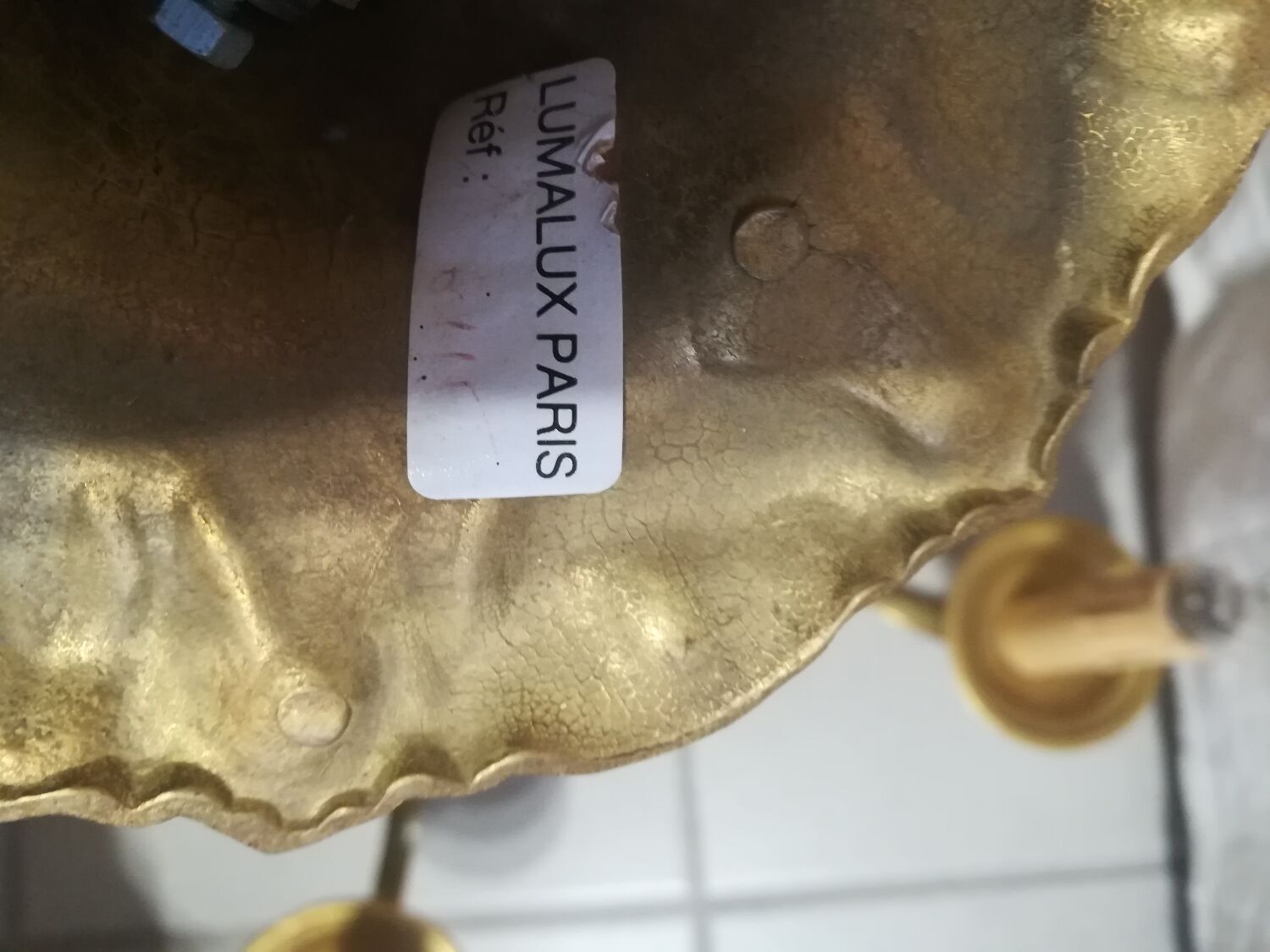 Lustre bronze Lumalux Paris