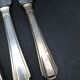 8 knives and 1 serving knife in silver metal Deetjen