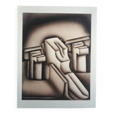 Original lithograph by Jacques POLI, Centrale, 1978
