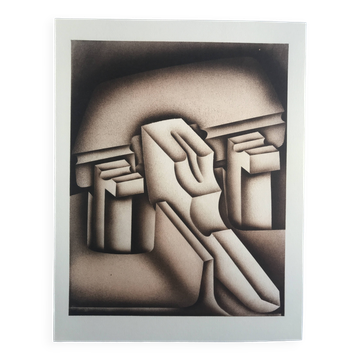 Lithographie originale de Jacques POLI, Centrale, 1978