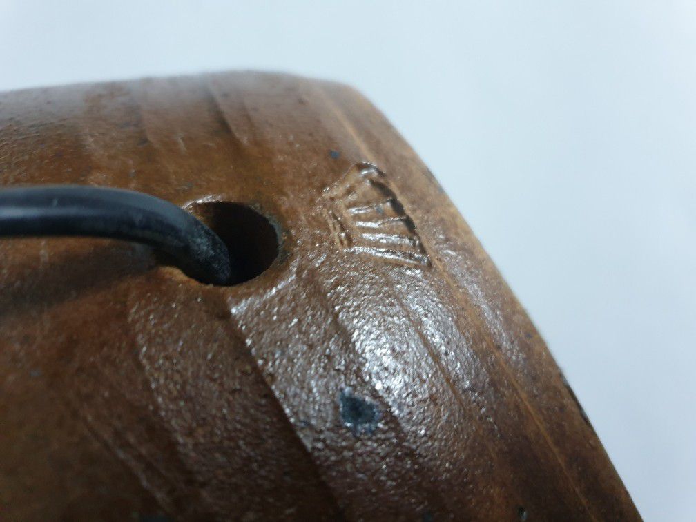 Brutalist sandstone lamp base Pierre Digan à La Borne