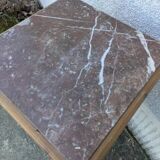 Nightstand, marble bedside table