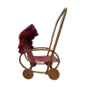 Old rattan doll stroller