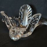 Valves the Chatel empty cut crystal pocket plant shape 50s - 60s