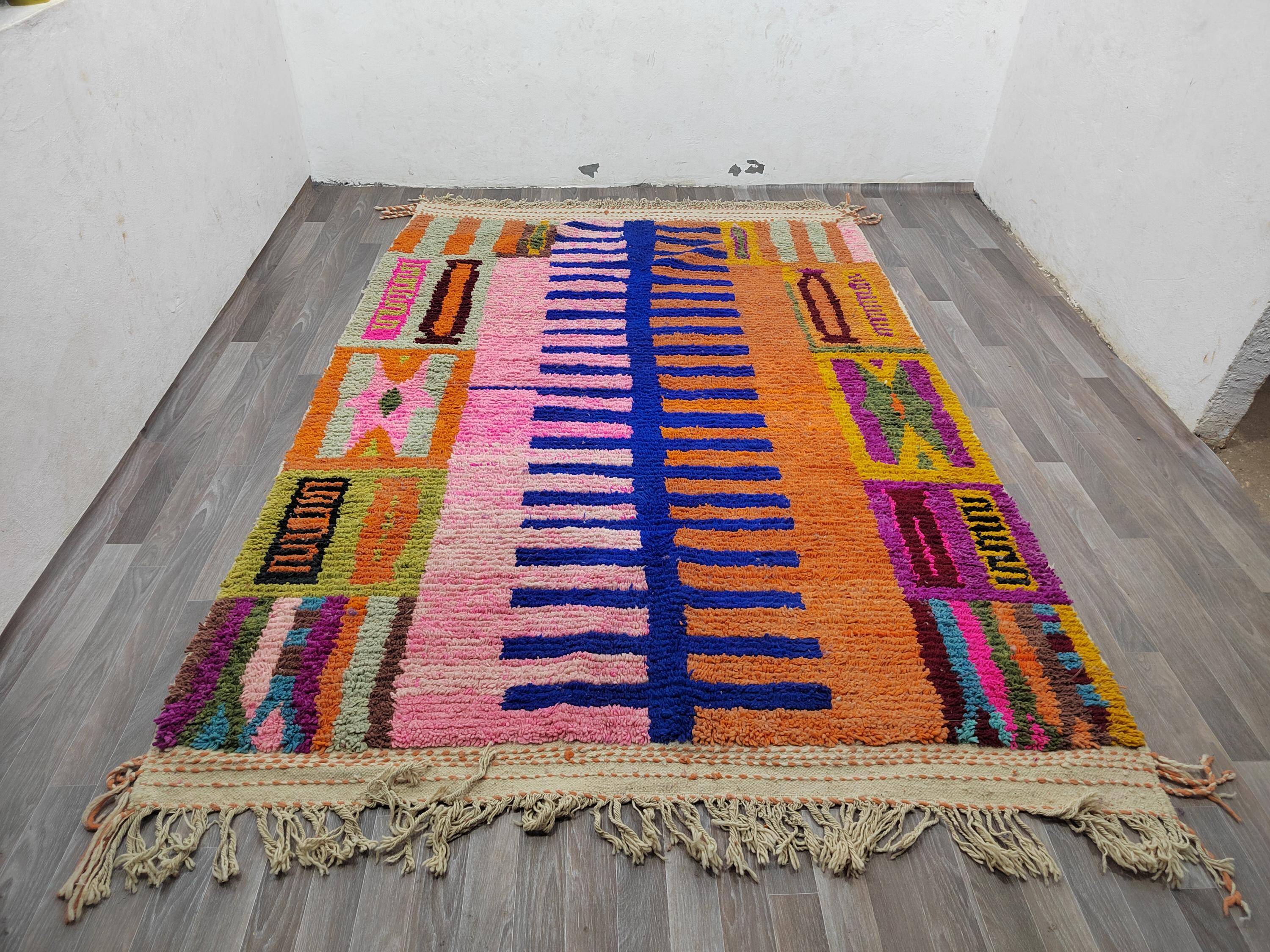 Authentic handmade Moroccan rug 3x2 m