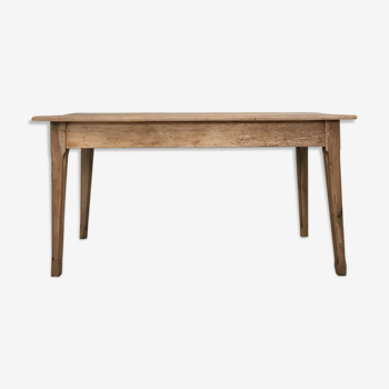 Table de ferme vintage en bois brut