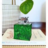 Vintage Green Alabaster Romano Bianchi Table Lighter