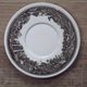 Set of 4 saucers Quality Retired Villeroy & Boch Black/White Anjou Design 4656