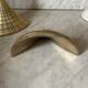 Pair of vintage solid brass bookends