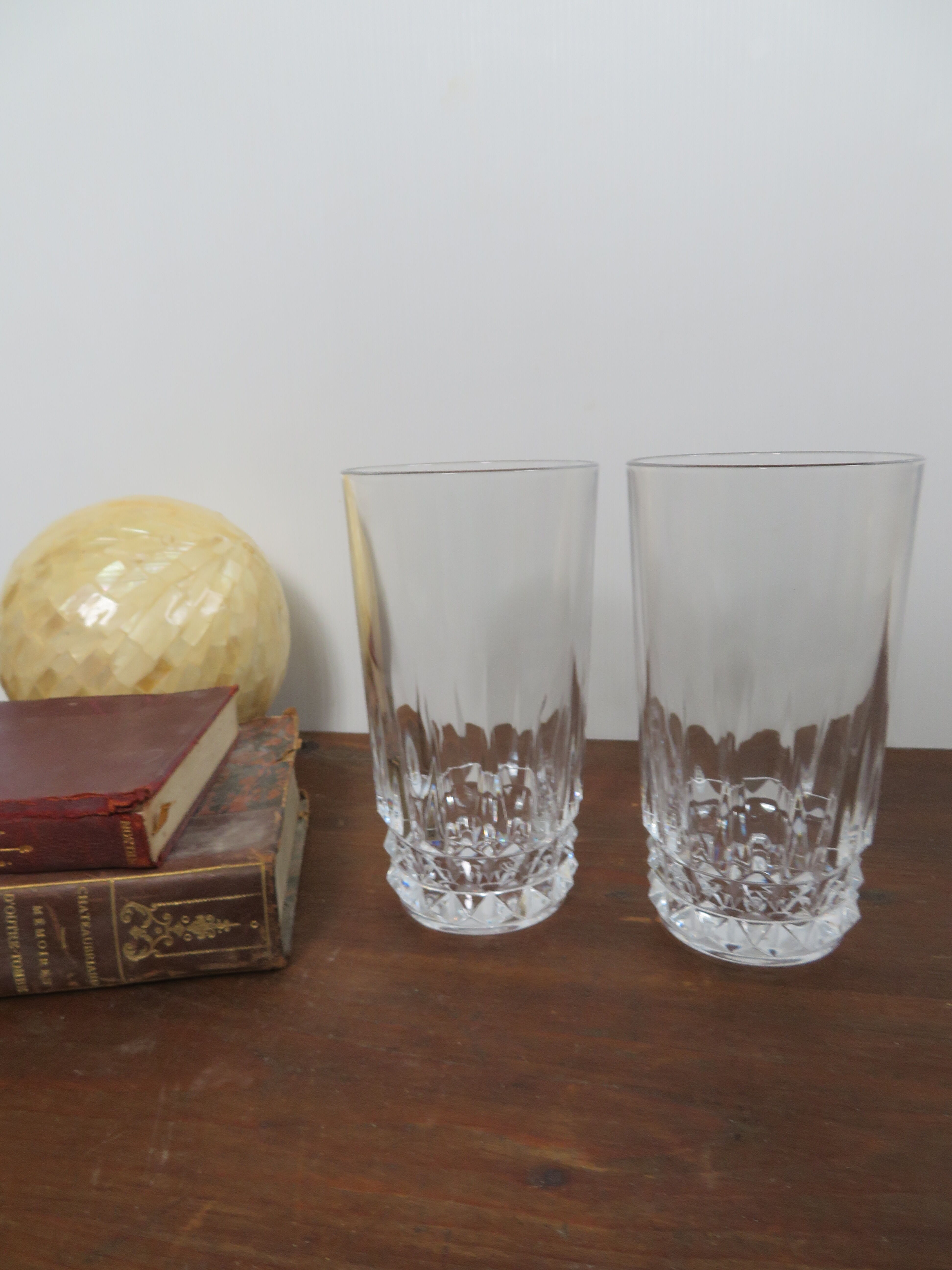 Crystal whisky glasses from Arques