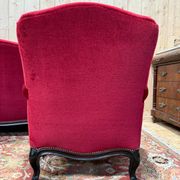 Salon canapé et paire de bergères de style Napoléon III