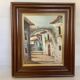 Tableau ruelles de village huile sur toile