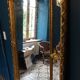 Miroir XIXème à parcloses en stuc doré 100 x 175 cm