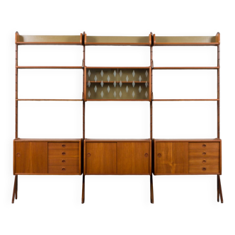 Mid-century modern wall unit "Ergo" by John Texmon, Norway, 1960s