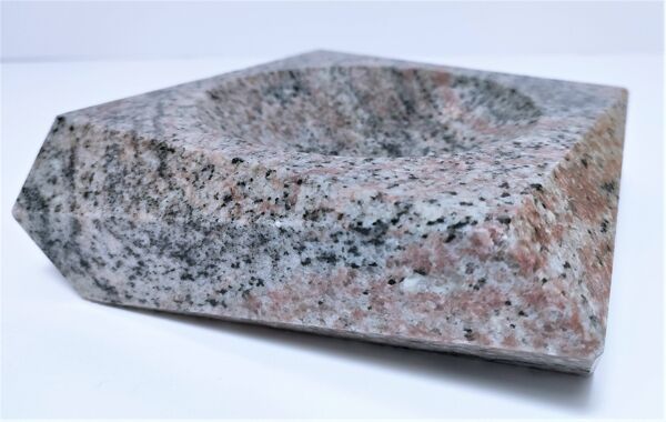 Vide poche granit rose design années 80