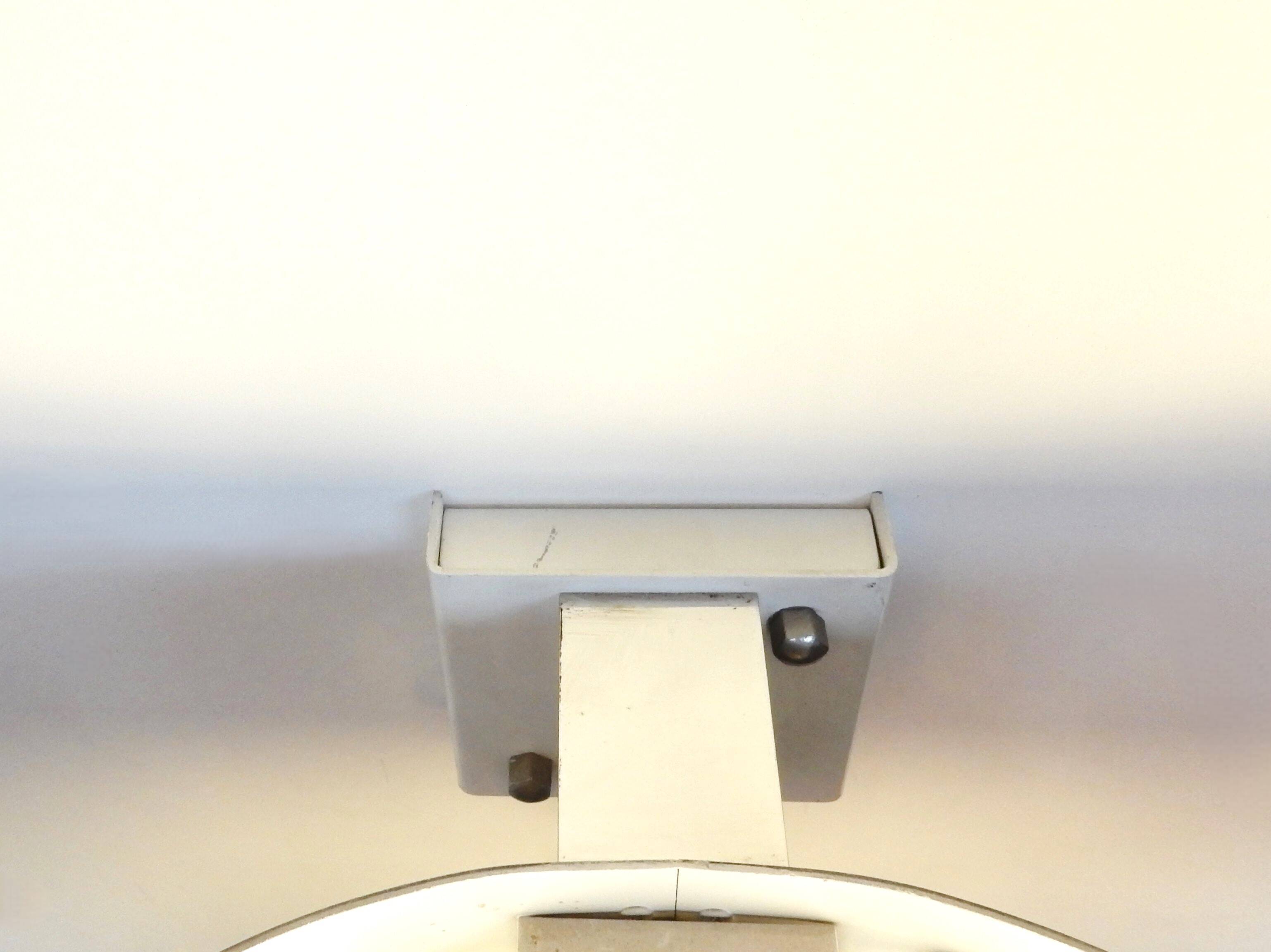 Chromed metal and glass wall lamp by Bruno Gatta for Stilnovo, Italy 1960's