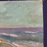 Oil on canvas vintage