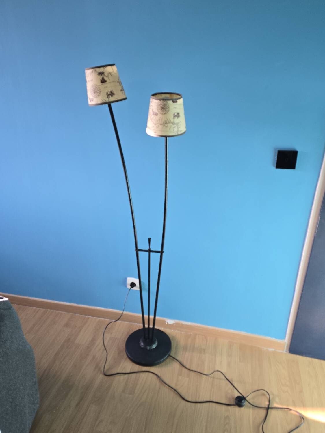 Two-light floor lamp 1950